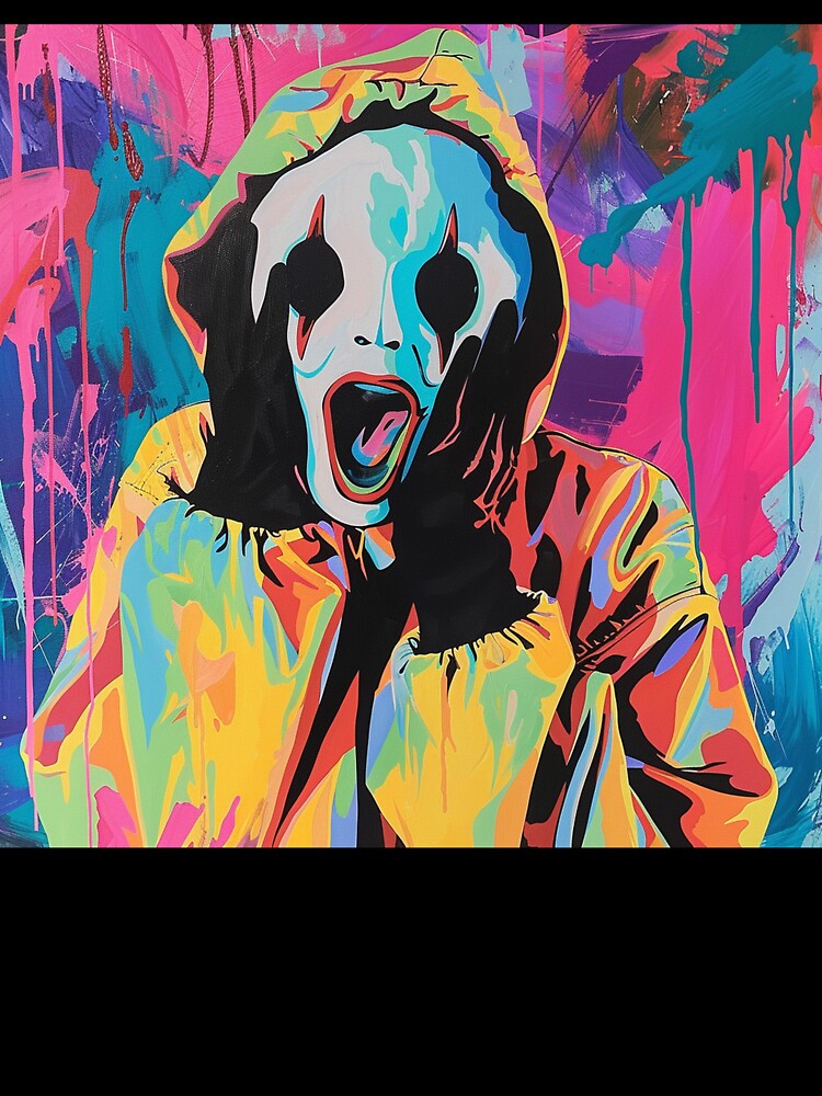 Horror Movie Villain Pop Art 3 by AstroRisq Unisex , , , Long Sleeve Tee