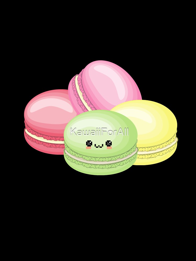 Kawaii Macaroons by KawaiiForAll Unisex , , , Long Sleeve Tee