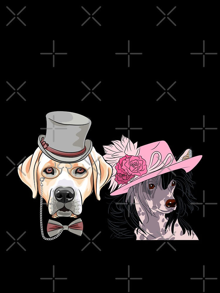 Mr. & Mrs. Dog by albix81 Unisex , , , Long Sleeve Tee