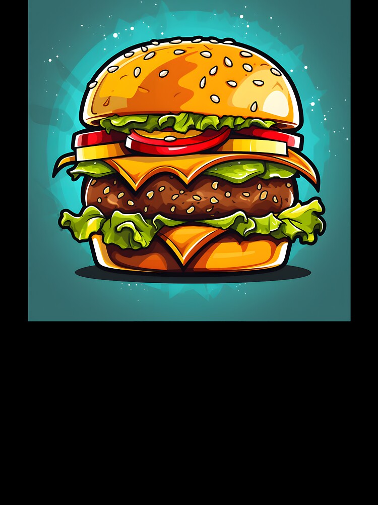 Loaded Burger by FarOutTees Unisex , , , Long Sleeve Tee