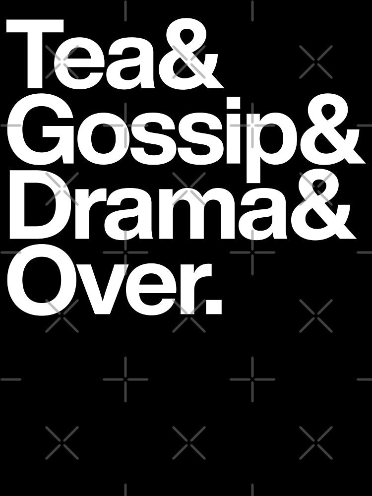 Spill the Tea Gossip Minimal Quote by NosandEdgy Unisex , , , Long Sleeve Tee