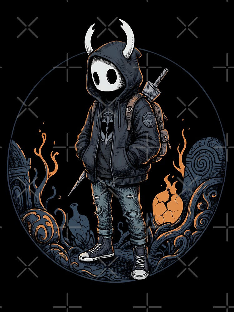 Hollow Knight Ghost: Urban Streetwear Void Tendrils by Senpaiwaves