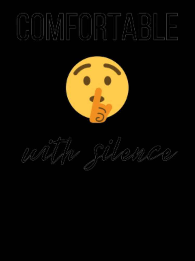 Comfortable with silence, for an introvert, introvert, introvert gifts by TeePassion Unisex , , , Long Sleeve Tee