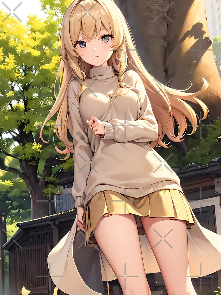 Mahiru Shiina Angel Next Door Golden Forest Stroll by justnickthings Unisex , , , Long Sleeve Tee