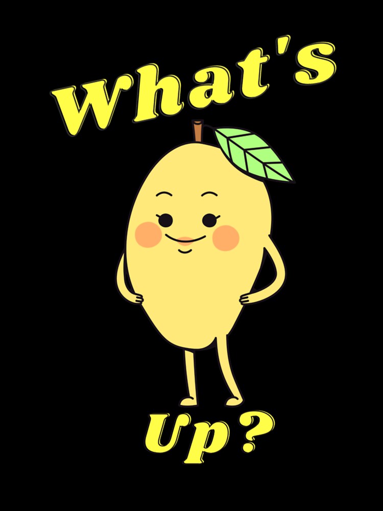 WHAT'S UP MANGO by DouglasyReynol Unisex , , , Long Sleeve Tee