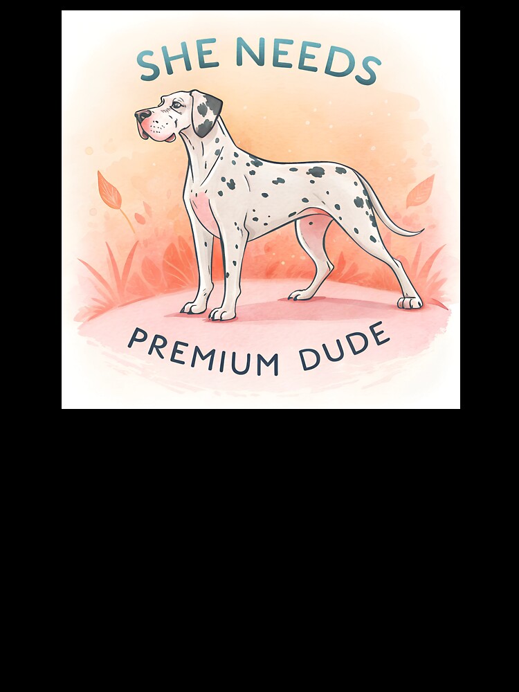 She needs Premium dude dane by AhArtMe Unisex , , , Long Sleeve Tee