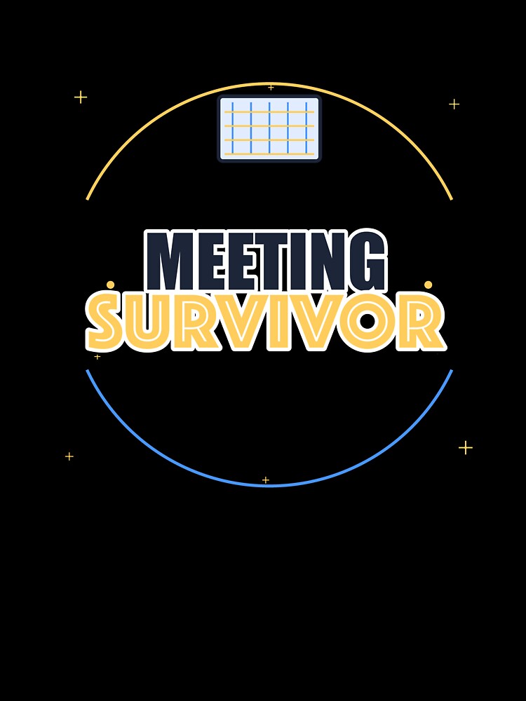 Meeting Survivor by IllumeInk Unisex , , , Long Sleeve Tee