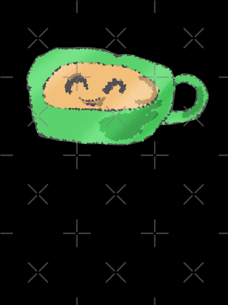 Cute pixel coffee by Coffeemerc117 Unisex , , , Long Sleeve Tee