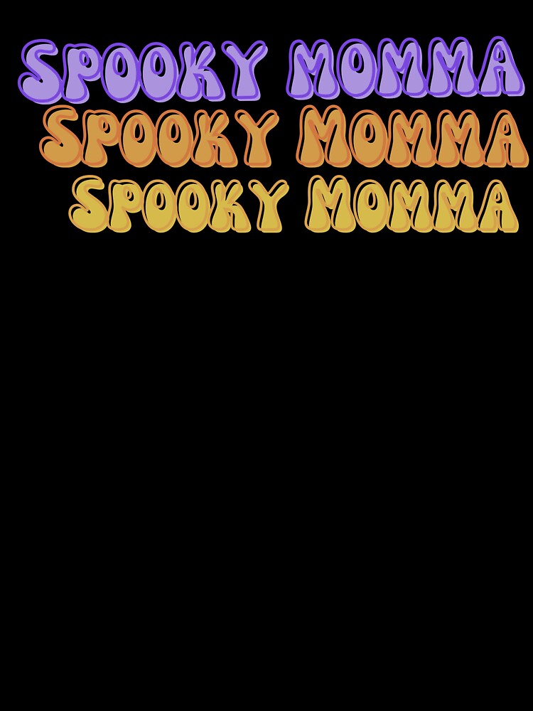 Spooky Momma Retro Ghost Halloween by ZazzyPumpkin Unisex , , , Long Sleeve Tee
