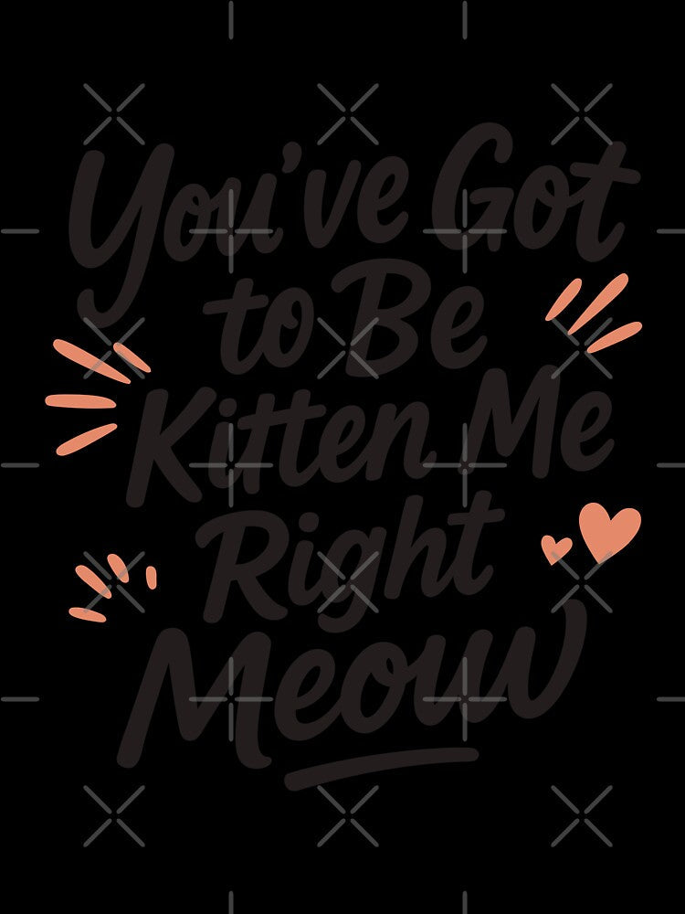 Kitten Me Right Meow Burst Silhouette – Bold Graphic Cat by WhiskerlyGfx Unisex , , , Long Sleeve Tee