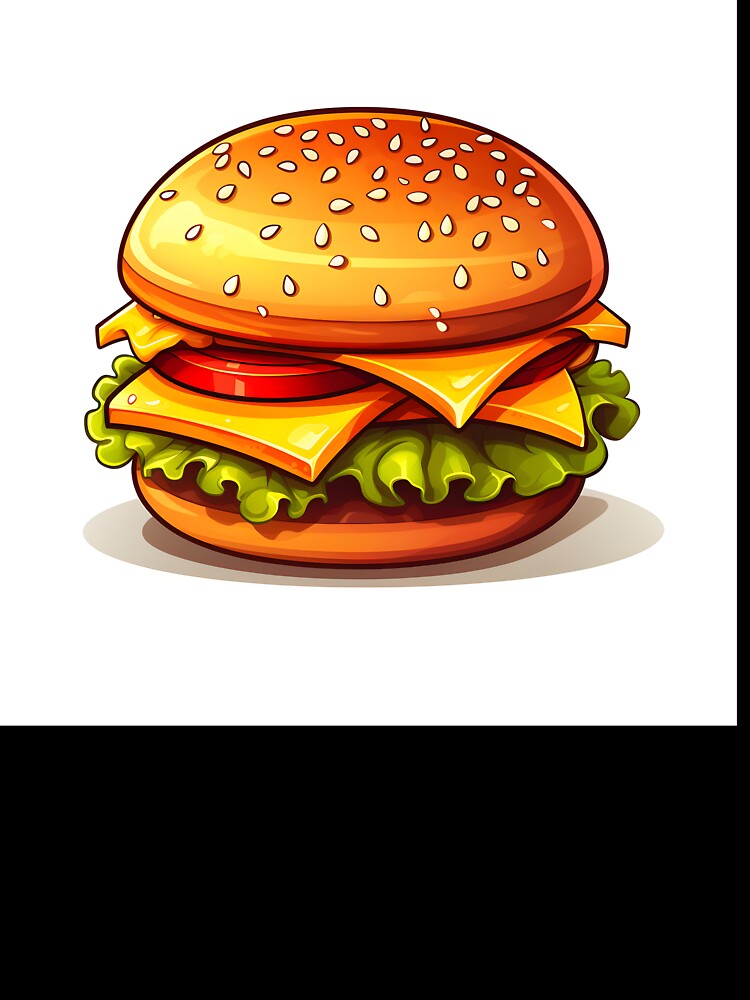Luscious Burger by FarOutTees Unisex , , , Long Sleeve Tee