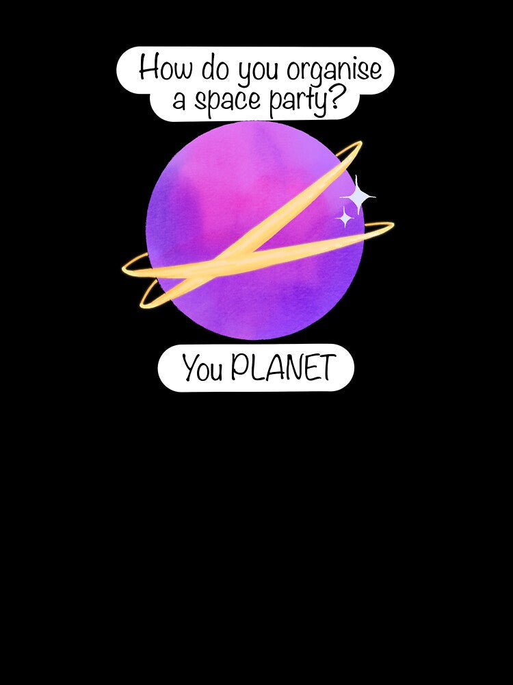 Space pun decal by PrintsandPronts Unisex , , , Long Sleeve Tee