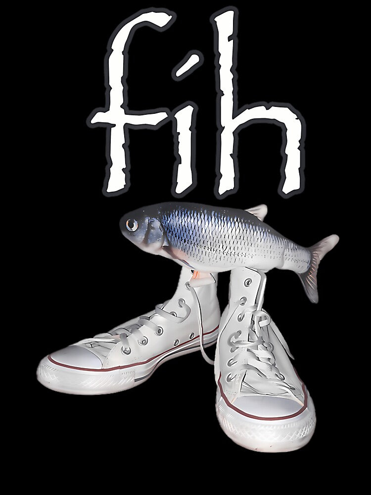 Fih Meme Fish by Ryancia Unisex , , , Long Sleeve Tee