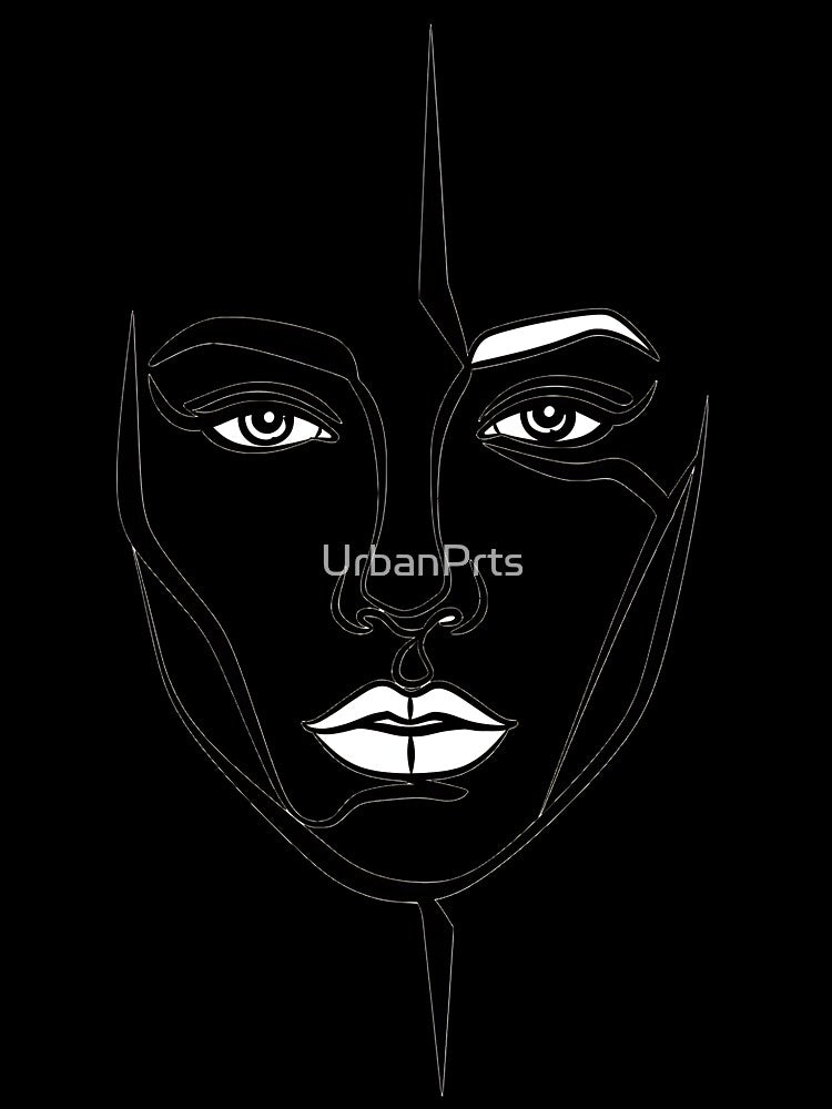 Minimalist Abstract Portrait by UrbanPrts