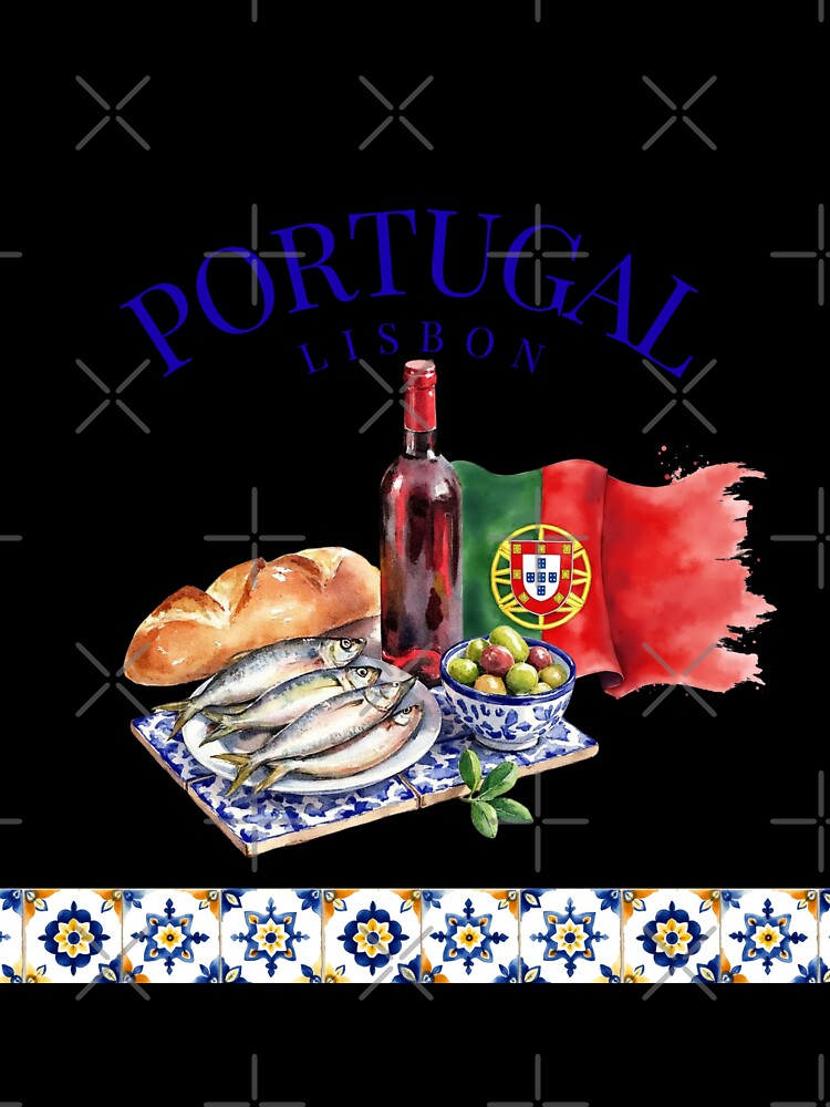Portugal, Lisbon tradition by Creative Line Prints Unisex , , , Long Sleeve Tee