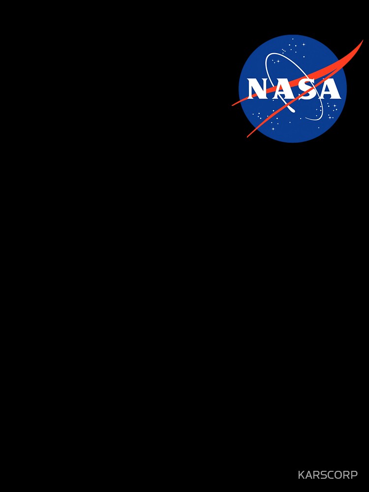 NASA Logo Printed by KARSCORP Unisex , , , Long Sleeve Tee