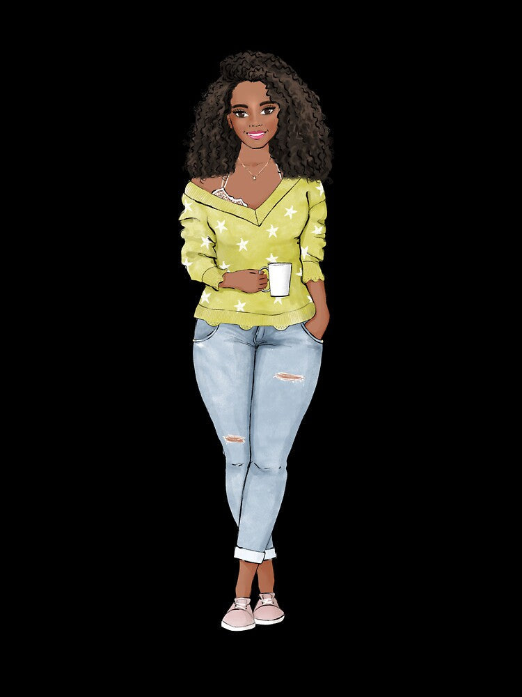 Casual gal by javaqueen01 Unisex , , , Long Sleeve Tee