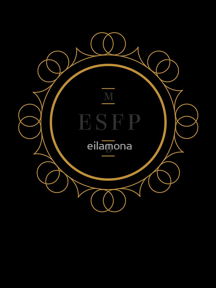 ESFP Ornamental Insignia (light) by eilamona Unisex , , , Long Sleeve Tee