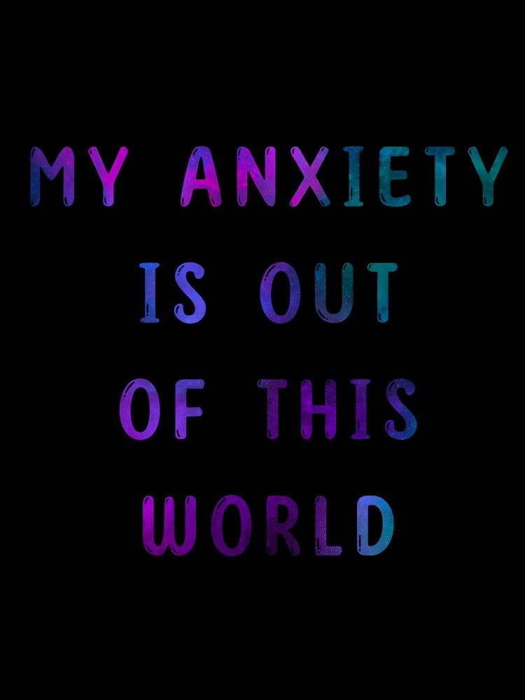 Galaxy anxiety by snailfarmer22 Unisex , , , Long Sleeve Tee