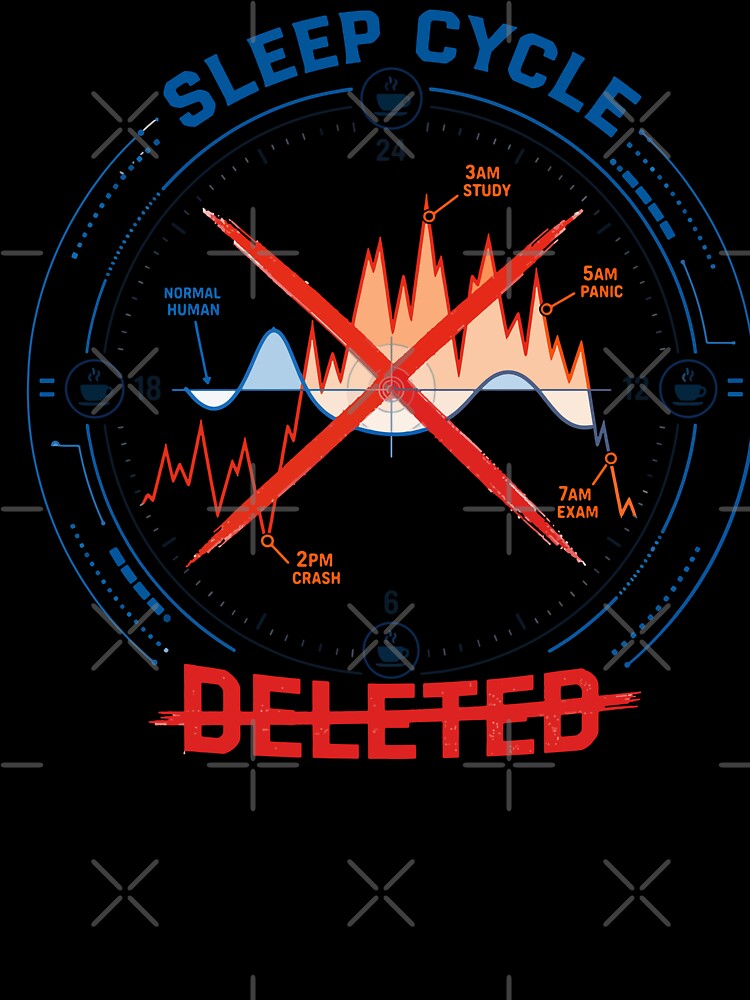 Sleep Cycle Deleted by xmoudx Unisex , , , Long Sleeve Tee