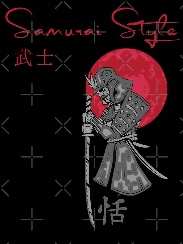Samurai Style 武士 by albix81 Unisex , , , Long Sleeve Tee