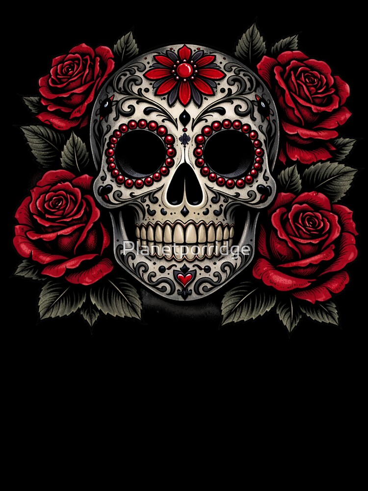 Day of the Dead Skull by Planetporridge