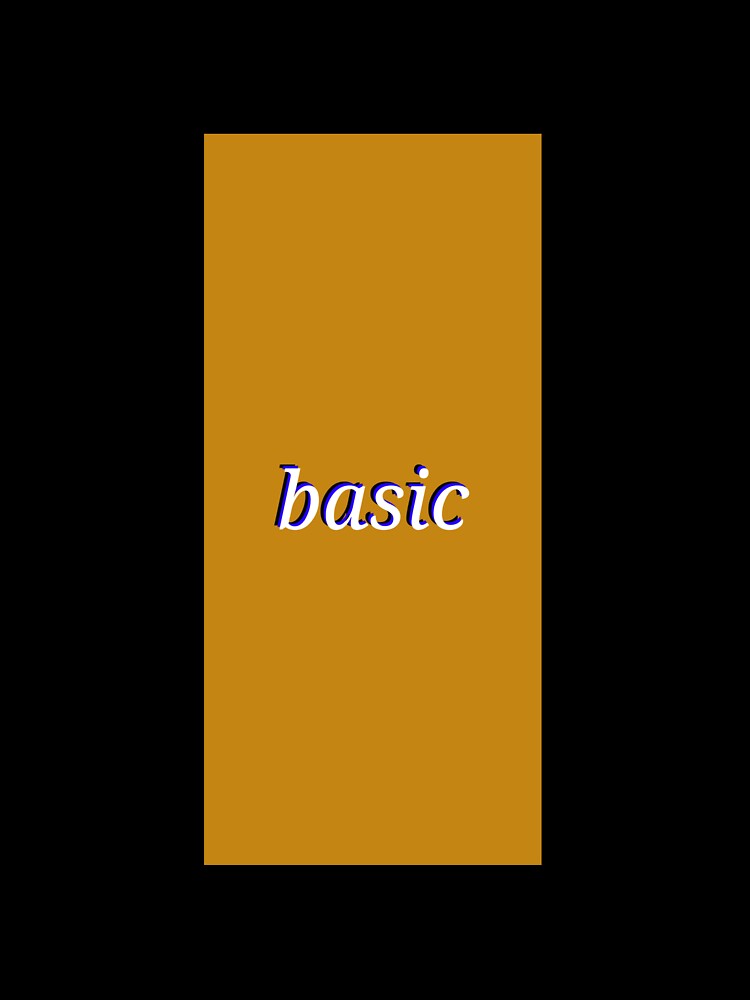 basic by Themajestic04 Unisex , , , Long Sleeve Tee
