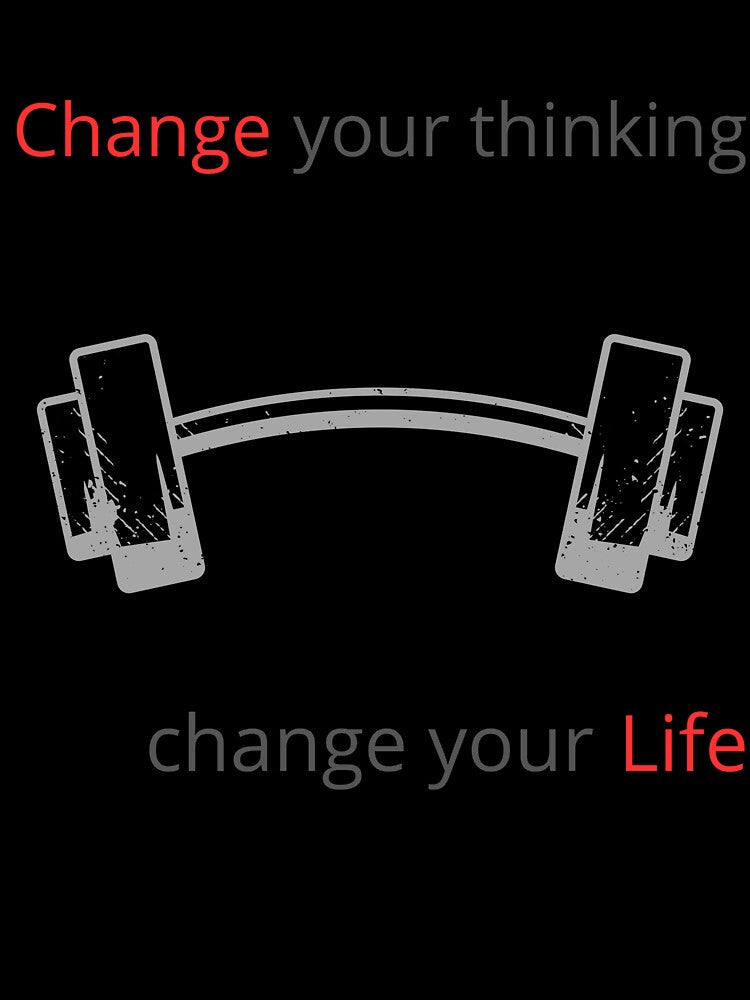 "Change your thinking, change your life" positive gifts by Nikoverse Unisex , , , Long Sleeve Tee