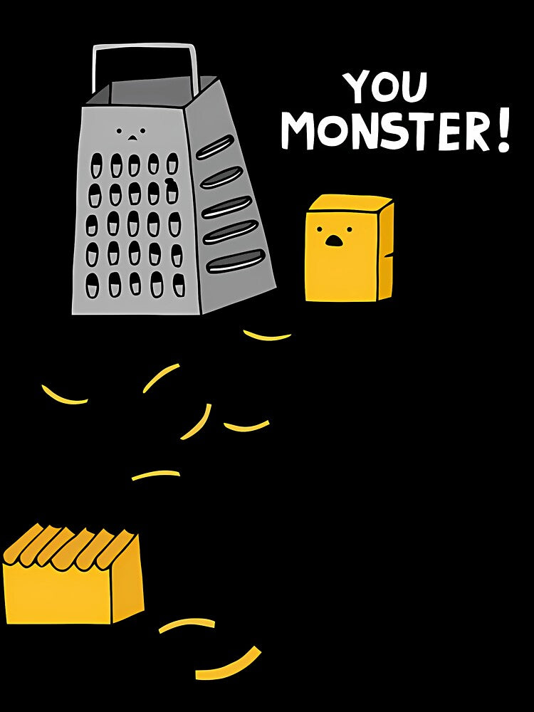 You Monster Cheese Pun by hdukiyxgb46 Unisex , , , Long Sleeve Tee