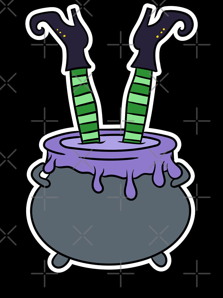 kawaii halloween cauldron by Raymi03 Unisex , , , Long Sleeve Tee