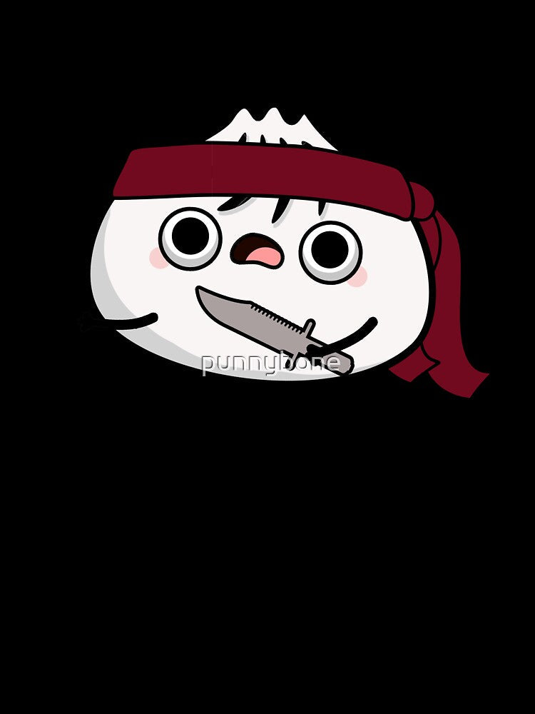 Ram-bao Cute Soldier Warrior Dimsun Pun by punnybone Unisex , , , Long Sleeve Tee