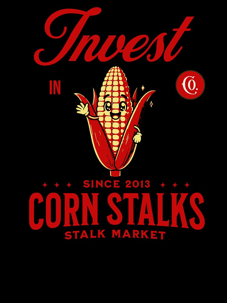 Corn stalk dad joke by JennyFinns Unisex , , , Long Sleeve Tee