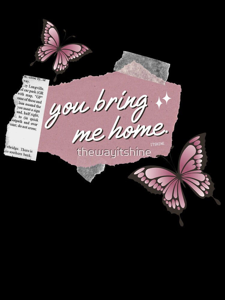 "you bring me home" hs sweet creature (pink) by thewayitshine Unisex , , , Long Sleeve Tee
