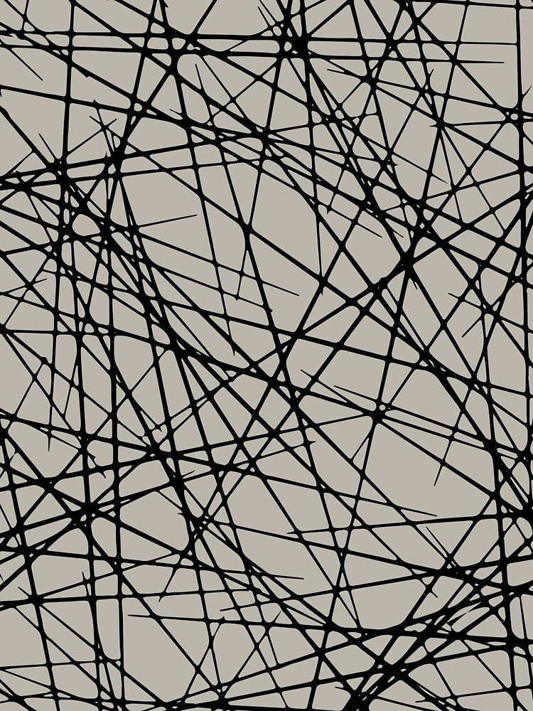 Black and Taupe Criss Cross Line Pattern Pairs DE 2022 Trending Color Reclaimed Wood DET625 by ColorOfTheYears