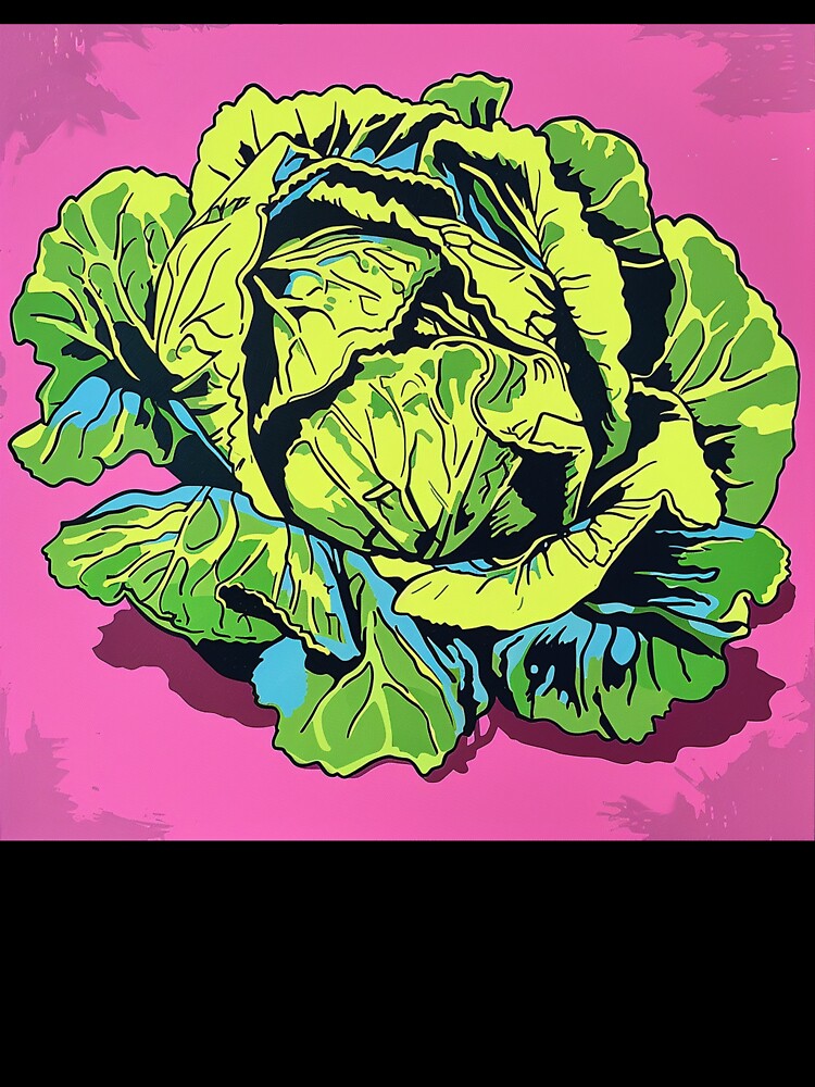 Lettuce Pop Art 3 by AstroRisq Unisex , , , Long Sleeve Tee