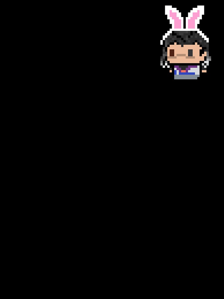 Bunny costume pixelart by Pixel-Delights Unisex , , , Long Sleeve Tee