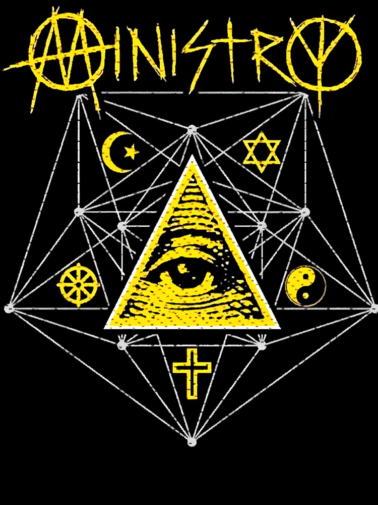 mi.nistry band logo exselna hing quality metal band by liberatemoney