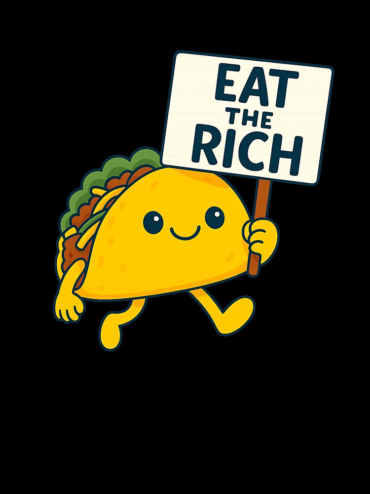 Eat the Rich Taco by kindprints Unisex , , , Long Sleeve Tee