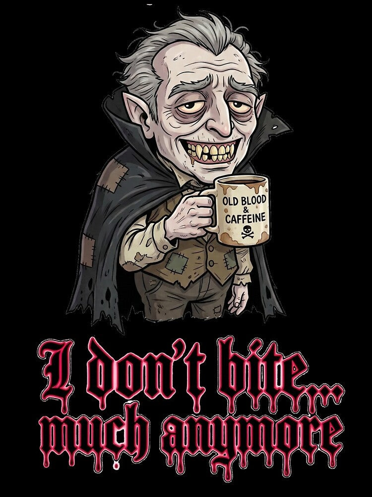 The Retired Bloodsucker by DeadlyWhisper Unisex , , , Long Sleeve Tee