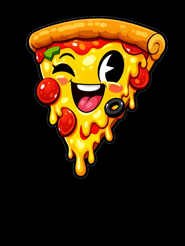 Pizza slice by capitanmoscamx Unisex , , , Long Sleeve Tee