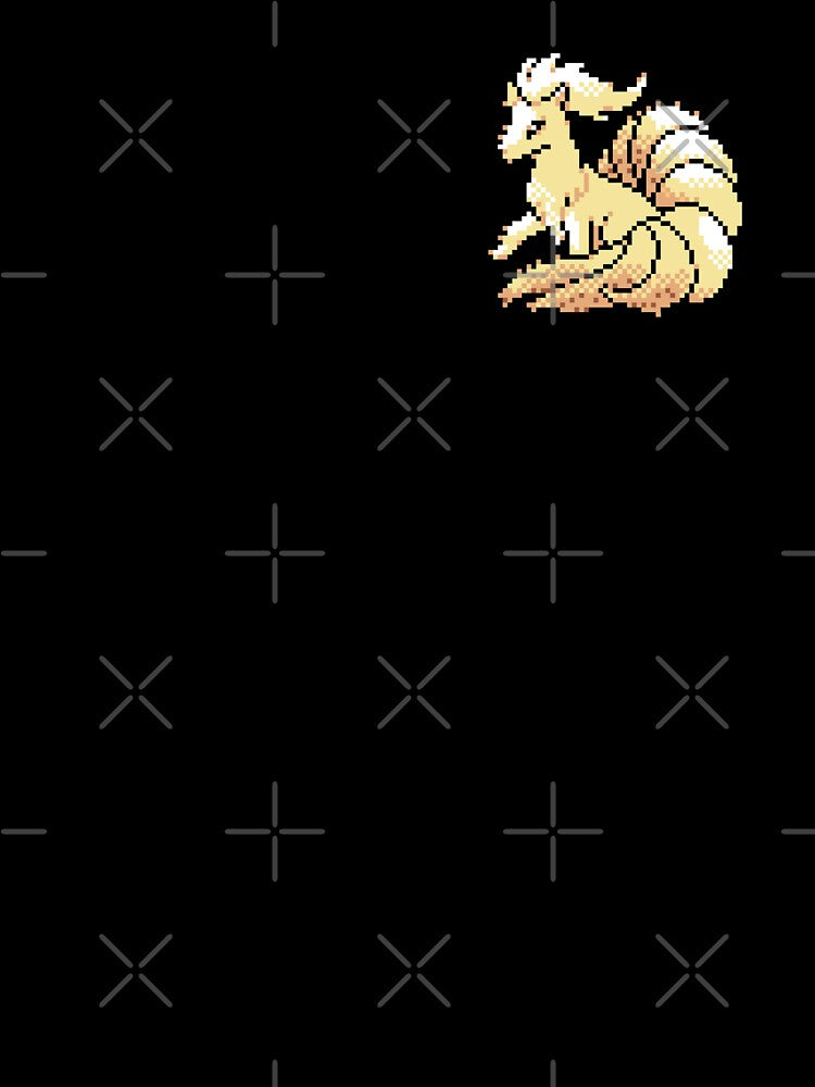 Ninetales Pixel Art by StickyMcSticker Unisex , , , Long Sleeve Tee