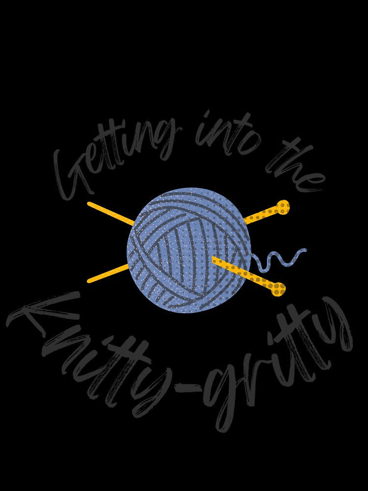 getting into the knitty gritty yarn pun by 442b Unisex , , , Long Sleeve Tee