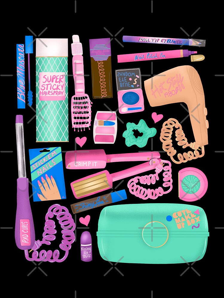 80's Make-Up by jenbucheli Unisex , , , Long Sleeve Tee