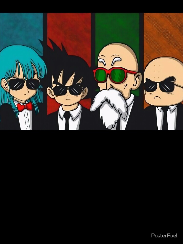 Anime Squad – Retro Cool Characters Streetwear Design by PosterFuel Unisex , , , Long Sleeve Tee
