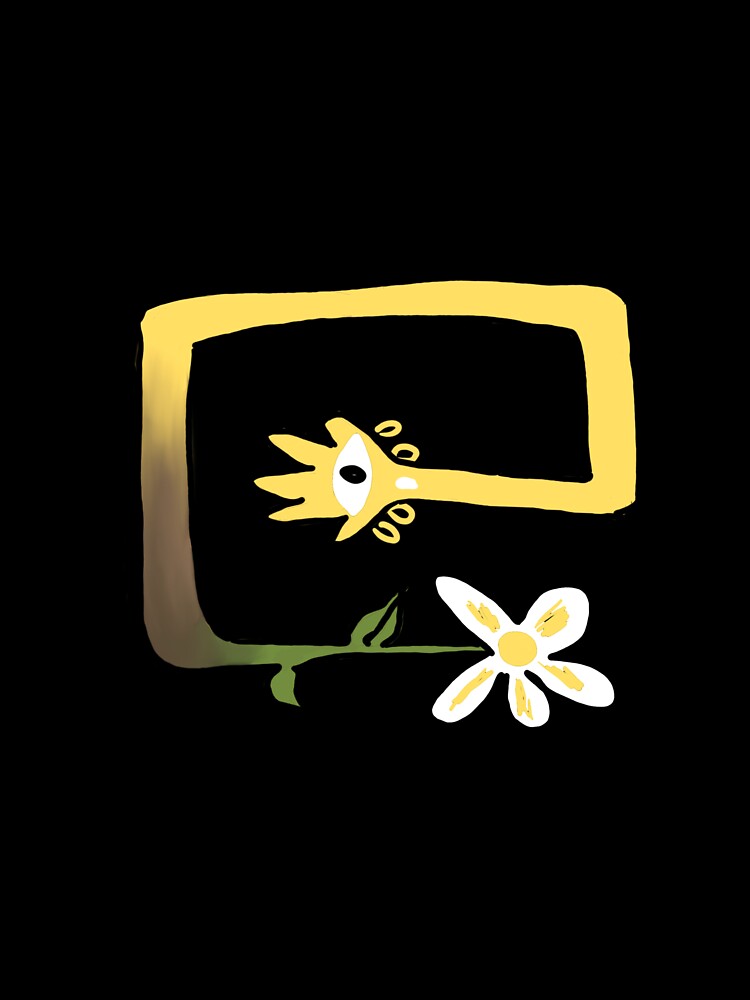 green and yellow flower hand! by Zoë Witherspoon