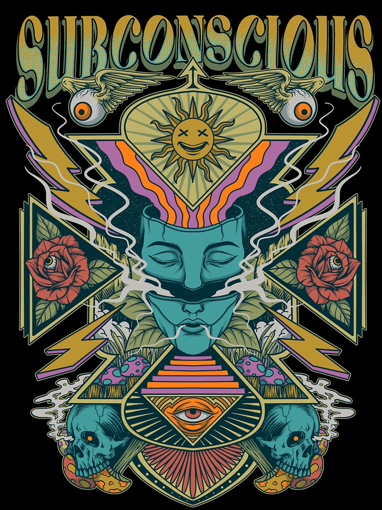 Subconscious Psychedelic Artwork by WOLForDEER