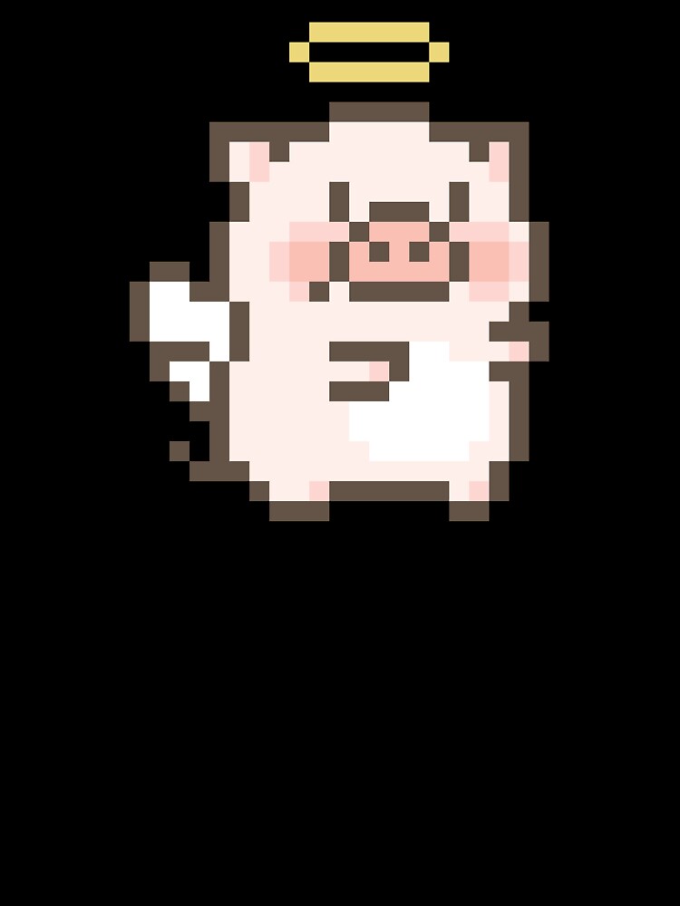 pixel piggy by PixelArtiste Unisex , , , Long Sleeve Tee