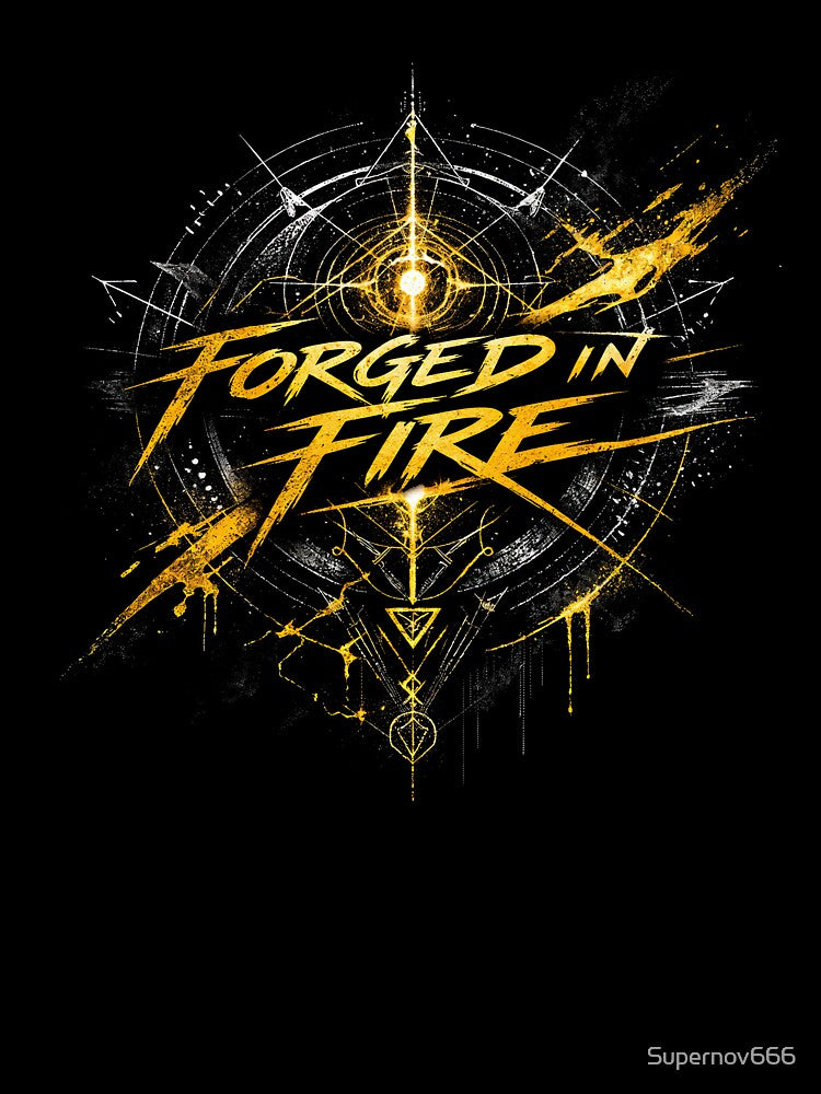 Forged in Fire – Strength & Craftsmanship by ForeverPrintsOK