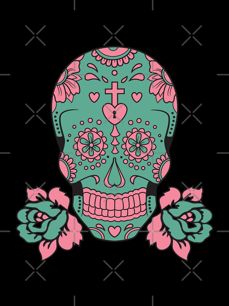Soft color Skull by bles-art Unisex , , , Long Sleeve Tee
