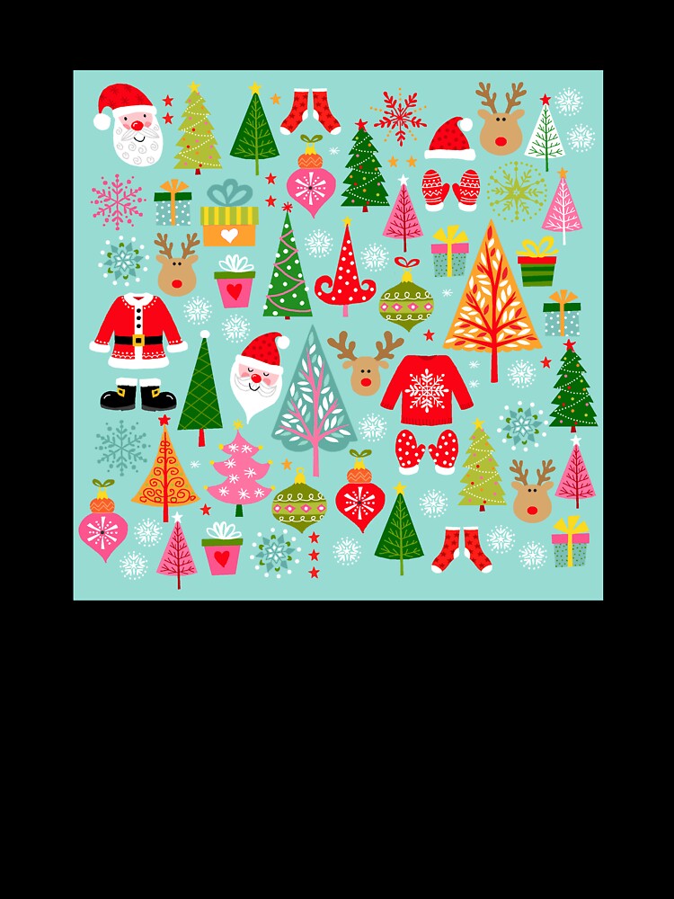 Cute novelty Christmas images by Cheekyleopard Unisex , , , Long Sleeve Tee